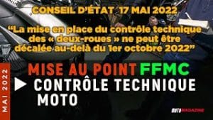 Contrôle technique moto, mise au point de la FFMC ► Actu Moto Magazine