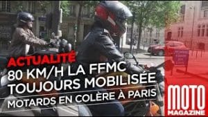 Manifestation FFMC contre les 80 km/h - La mobilisation continue