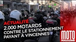 Manifestation FFMC à Vincennes contre le stationnement payant