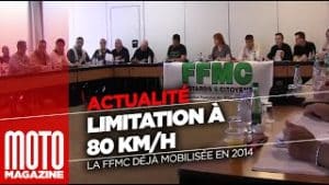 Actu limitation à 80 - la FFMC se mobilise