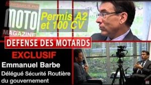 permis A2 et les 100 CV - interview d'Emmanuel Barbe, délégué à la sécurité routière