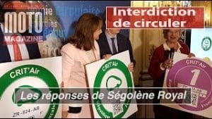 Interdiction de circuler des motos : Ségolène Royal VRP de l'électrique