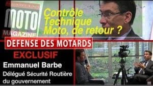 Contrôle technique moto : Emmanuel Barbe, le Monsieur Sécurité routière défend son projet