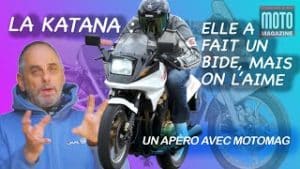 La Suzuki Katana, elle a fait un bide, mais on l'aime ! Un Apéro avec Moto Magazine