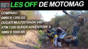 Les OFF de Motomag - comparo BMW R 1250 GS : Ducati Multistrada V4S : KTM 1290 Super Adventure S