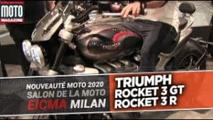 TRIUMPH ROCKET 3 GT et R - Nouveautés Salon Milan EICMA