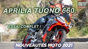 Aprilia Tuono 660 - Essai Moto Magazine