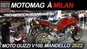 Moto Guzzi V100, à moitié dévoilée | Moto Magazine à Milan