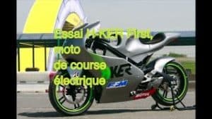 Essai H-Ker First électrique, la moto de course des écolos !