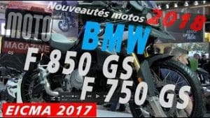 BMW F850GS et BMW F750GS, modèles 2018 - 2 trails BMW présentés à EICMA 2107