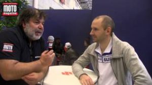 Anthony Delhalle du Suzuki SERT, rencontre au Salon de la Moto de Paris 2013 !