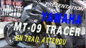 Yamaha MT-09 Tracer - nouveauté 2015 de salon moto de Milan (EICMA 2014)