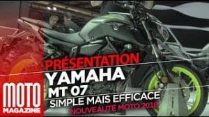 Yamaha MT07, nouveauté 2018 : présentée au salon de Milan (EICMA 2017)