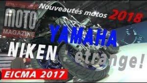 Yamaha Niken, nouveauté 2018 - un projet fou présenté au salon de Milan (EICMA 2017)