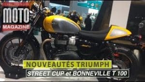 Triumph Street Cup et Triumph Bonneville T 100 : de jolies néorétros 2017