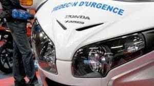 Une Honda Goldwing du SAMU qui sauvent des vies !