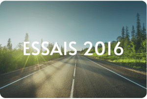 ESSAIS 2016