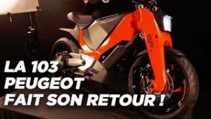 Exclusivité le retour du 103 Peugeot au Salon de la moto de Lyon
