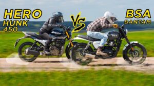 BSA Bantam 350 vs Hero Hunk 440 : le MATCH des roadsters A2 !